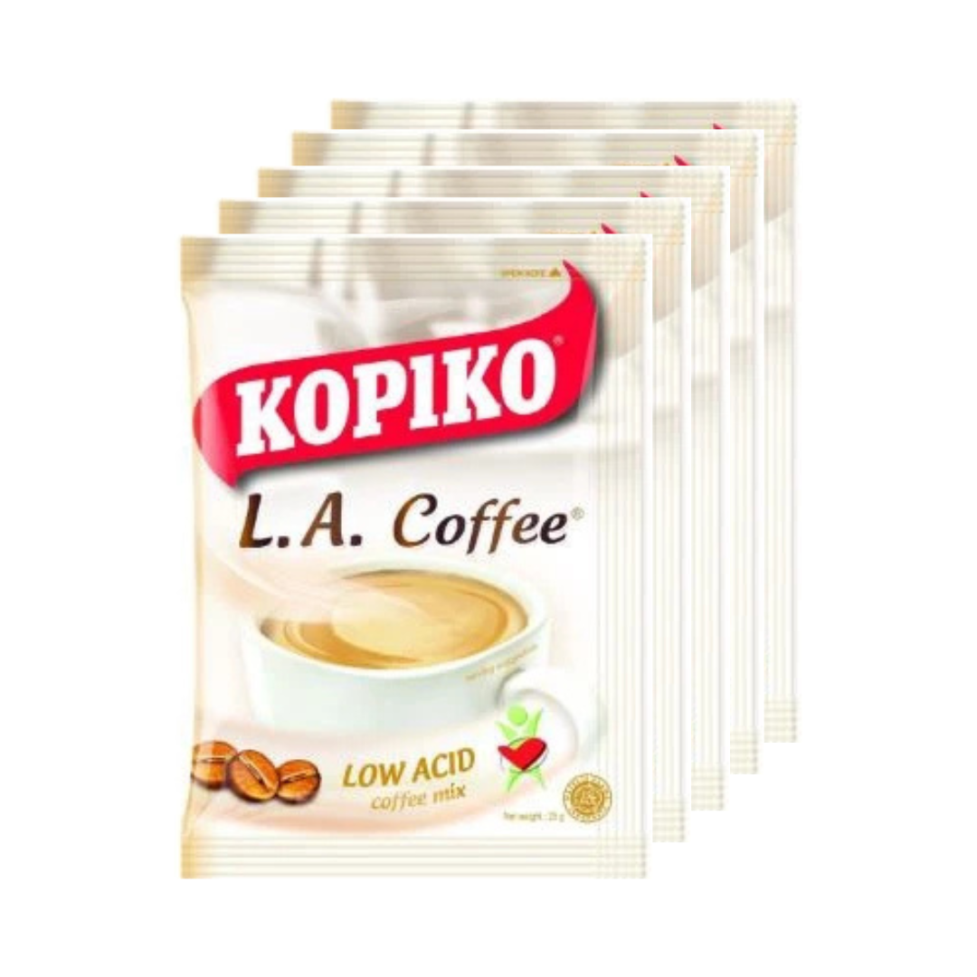 KOPIKO L.A. Coffee (Low Acid Coffee Mix) - 5 Sachets