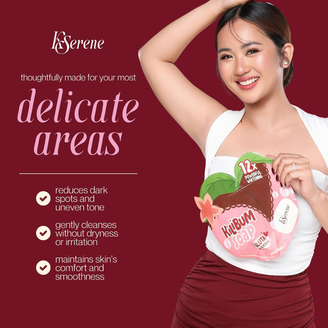 KSERENE KiliBum Soap (Gluta Glycolic) 3x70g