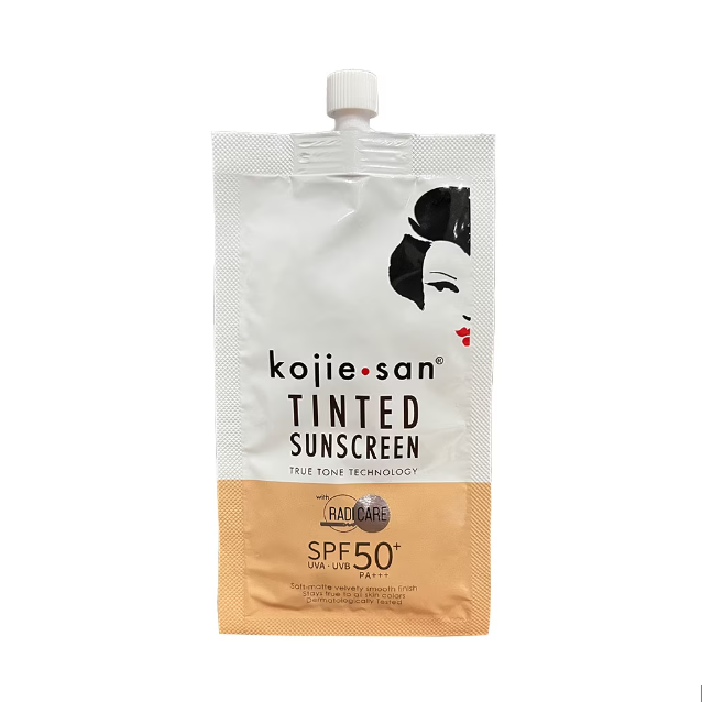 Kojie San Tinted Sunscreen SPF 50+ PA+++ UVAUVB 7.5g Sachet