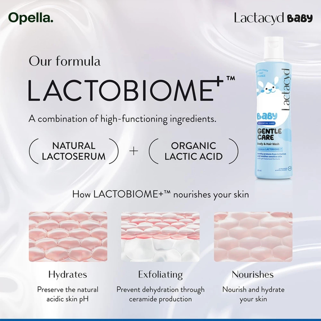 LACTACYD Baby Hair and Body Wash (Gentle Care)