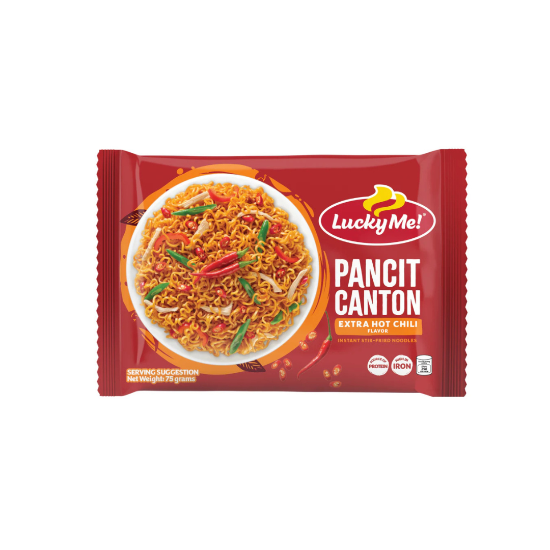 LUCKY ME Pancit Canton (Extra Hot Chili) 80g