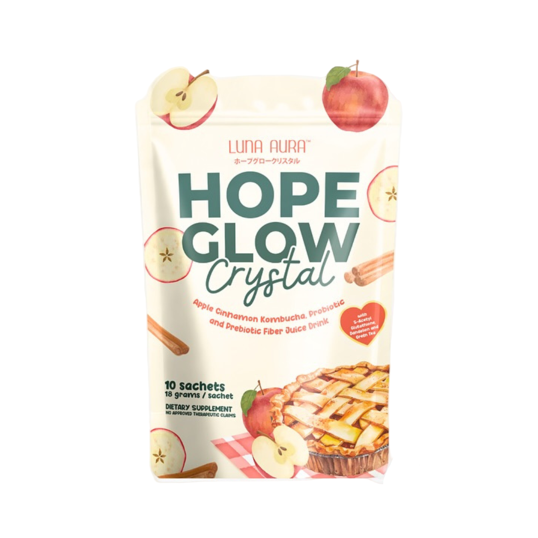 LUNA AURA Hope Glow Crystal Fiber Juice Drink (Apple Cinnamon)