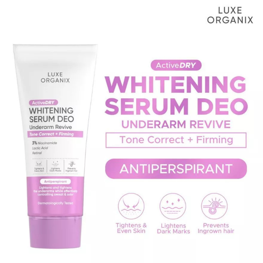 LUXE ORGANIX ActiveDry Whitening Serum Deo (Revive + Firming) 50g