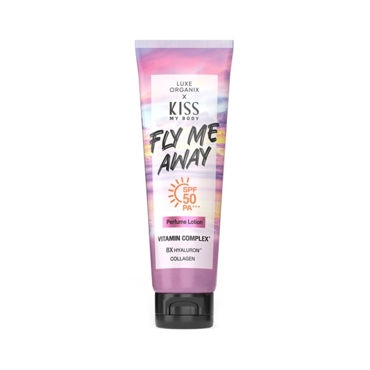 LUXE ORGANIX X KISS MY BODY Perfumed Lotion SPF50 PA+++ (Fly Me Away) 200g