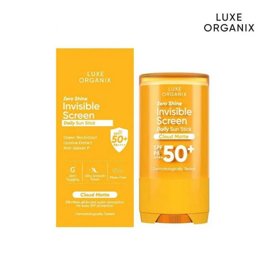 LUXE ORGANIX Zero Shine Invisible Screen Daily Sun Stick (SPF100+ PA++++) 17g