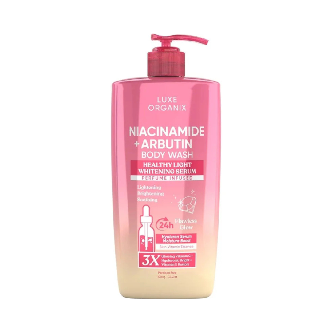 LUXE ORGANIX (Niacinamide + Arbutin) Perfumed Infused Serum Body Wash 1000g