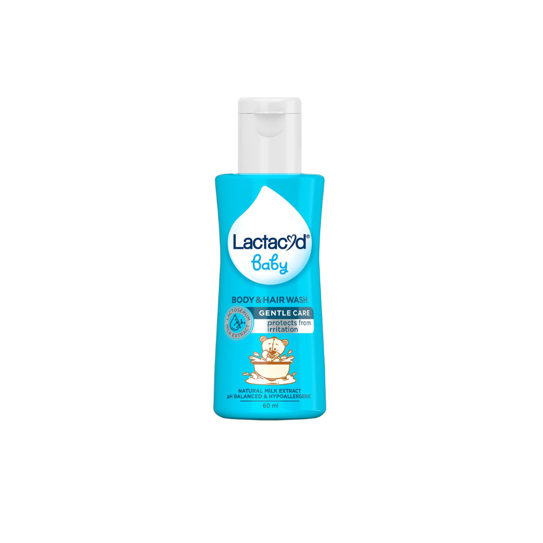 Lactacyd Baby Hair and Body Wash (Gentle Care) 60ml