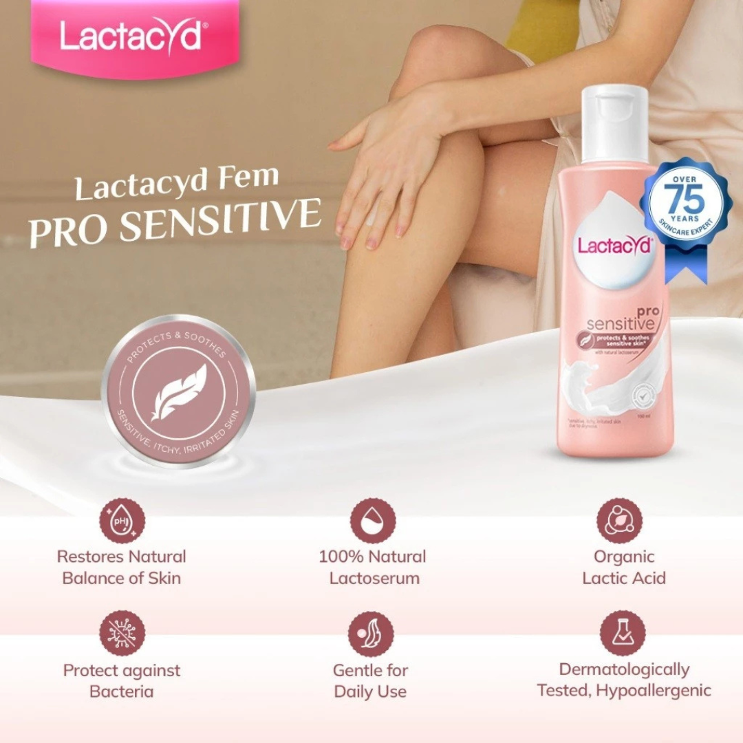 Lactacyd Feminine Wash Pro Sensitive
