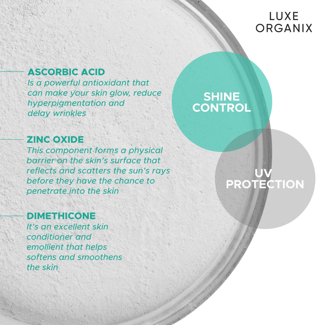 Luxe Organix UV Matte Powder Instant Pore Filter SPF50 PA++++ (Translucent) 15g