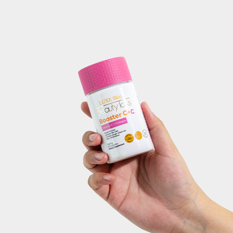 Luxe Slim Beauty Talks Booster C + C (Vitamin C + Collagen) 60 Capsules