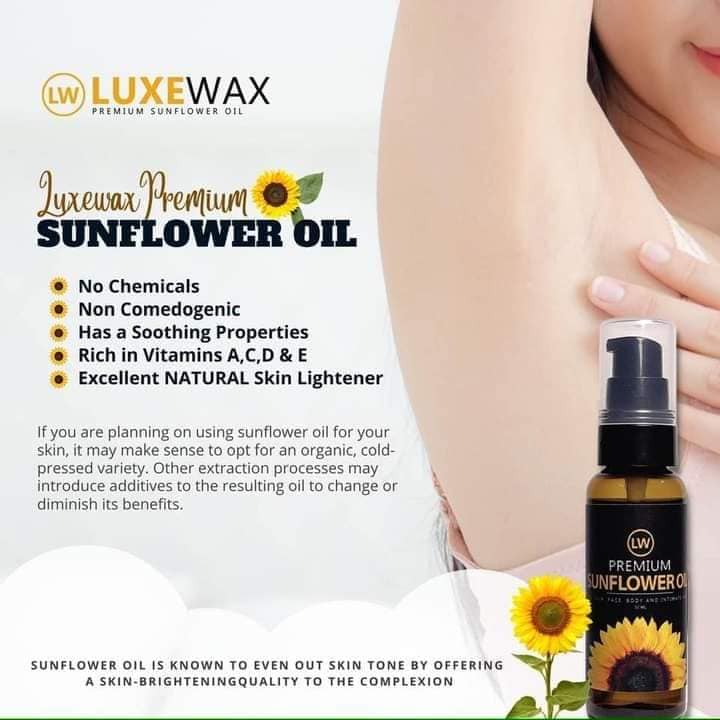 Luxe Wax Premium Sunflower Oil 50mL