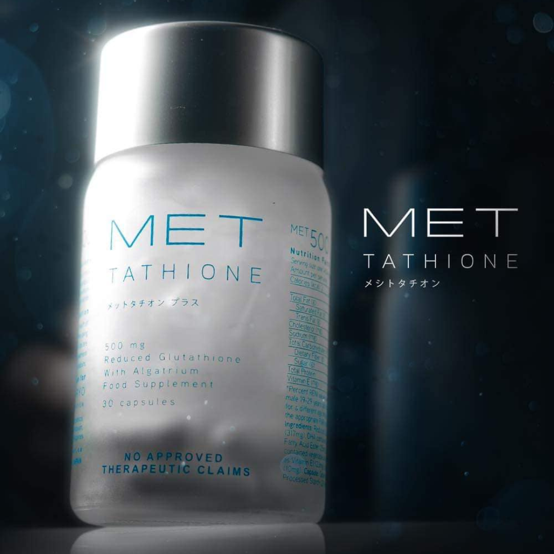 MET Tathione (Glutathione 500mg with Algatrium) - 30 Capsules
