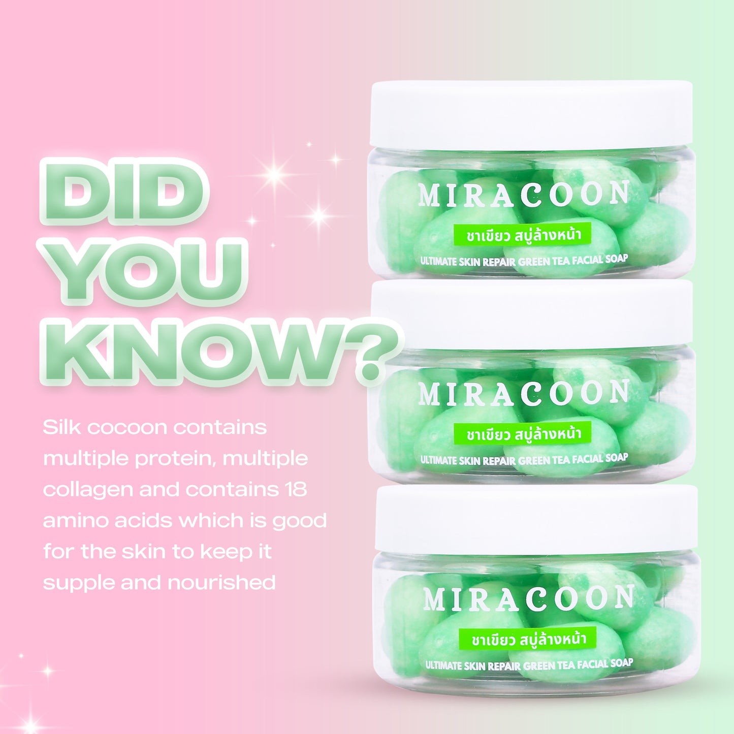 MQ Cosmetics MIRACOON (Ultimate Skin Repair Green Tea Facial)