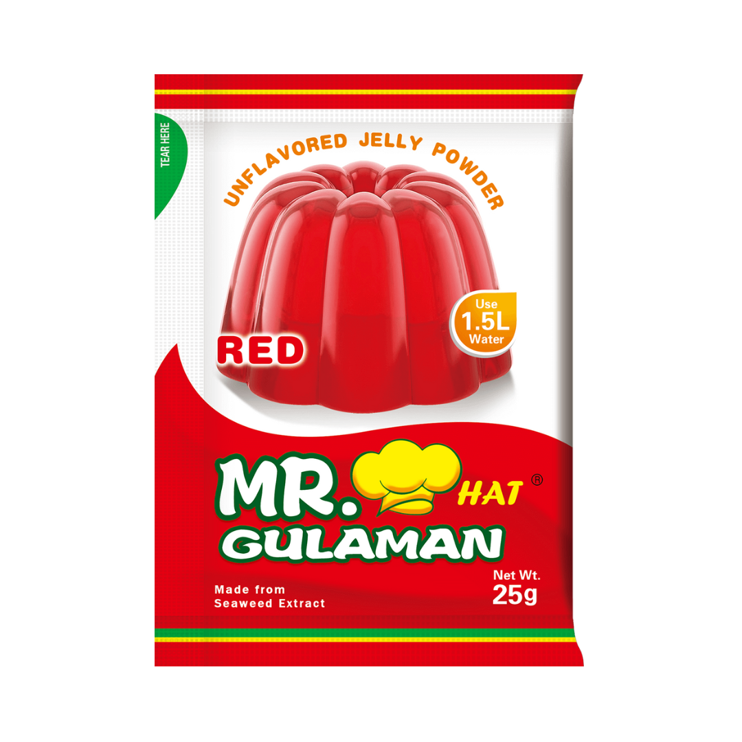 MR. HAT Gulaman Unflavored Jelly Powder 25g | Choose Variant