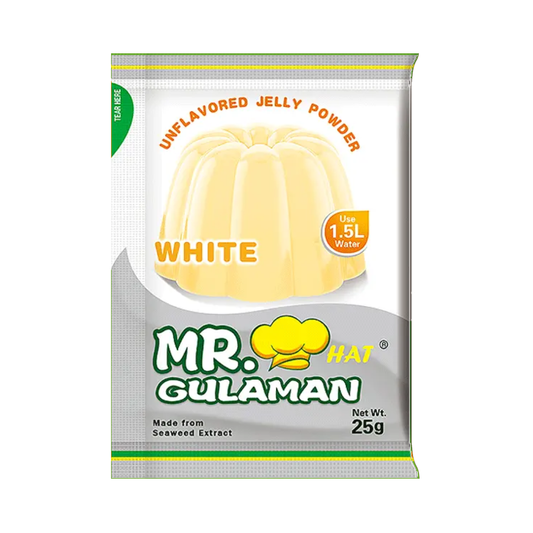 MR. HAT Gulaman Unflavored Jelly Powder 25g | Choose Variant