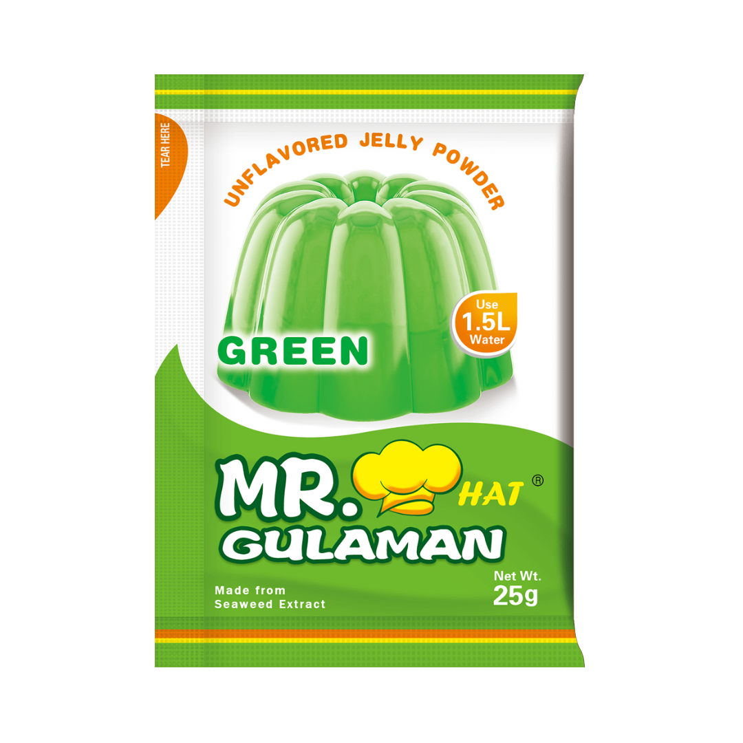 MR. HAT Gulaman Unflavored Jelly Powder 25g | Choose Variant