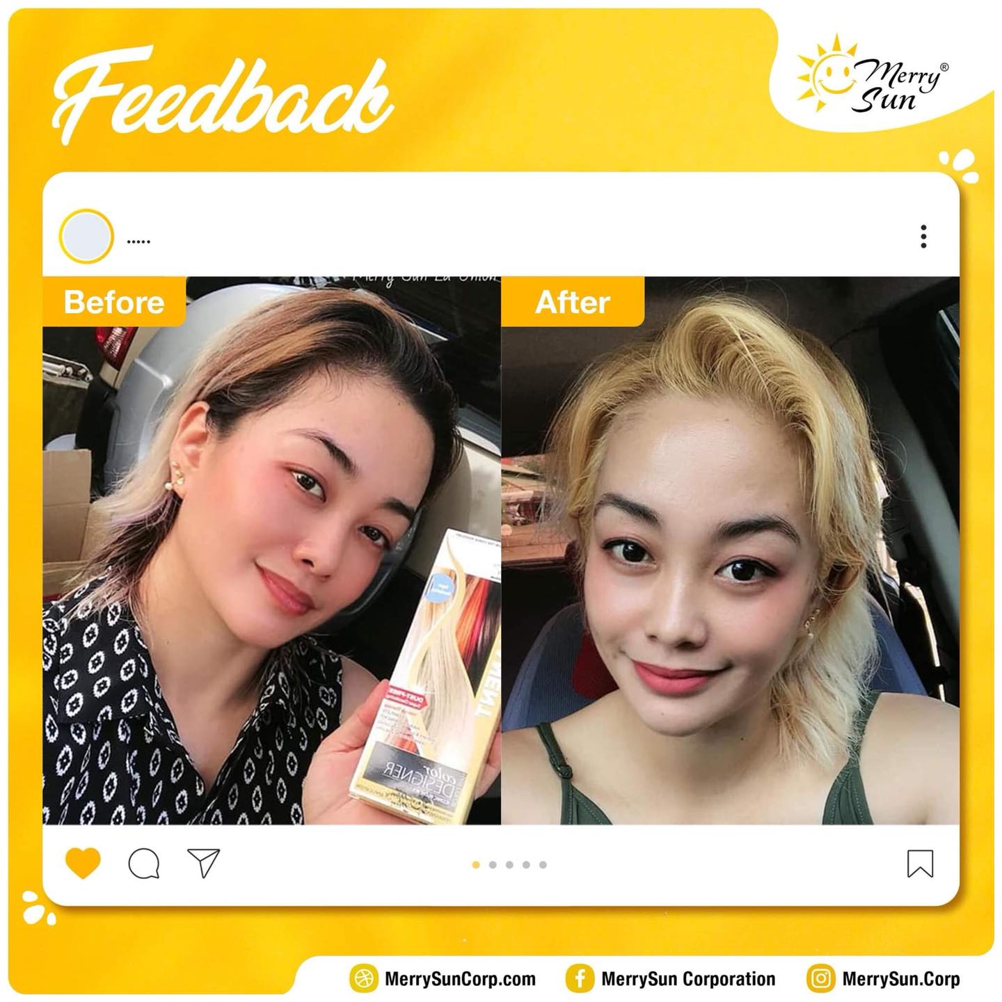 Merry Sun Permanent Hair Color - Super Decoloring