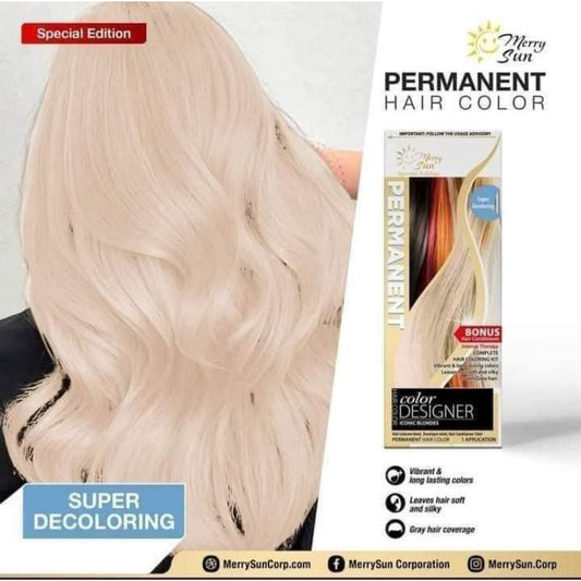 Merry Sun Permanent Hair Color - Super Decoloring