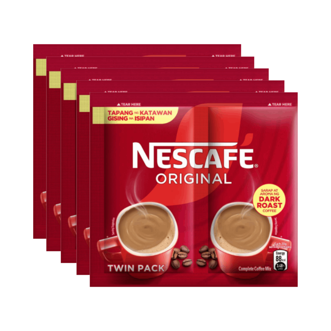 NESCAFE Original Dark Roast Coffee (Twin Pack) 5s