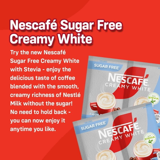 NESCAFE Sugarfree Creamy White (Twin Pack) 5s