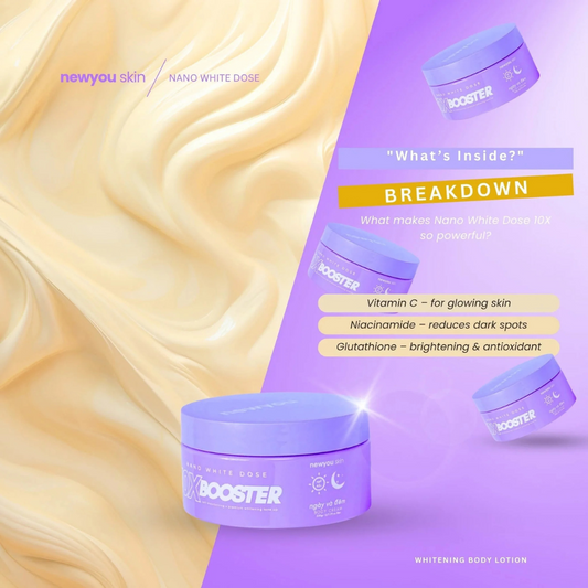 NEWYOU SKIN Nano White Dose 10x Booster Cream (SPF45+) 230g