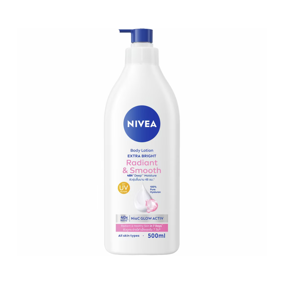 NIVEA Extra Bright Body Lotion (Radiant & Smooth) 500ml