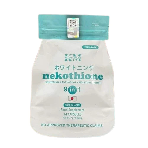 Nekothione 9 in 1 Glutathione Collagen Capsules by Kat Melendez - 14 Capsule Pouch