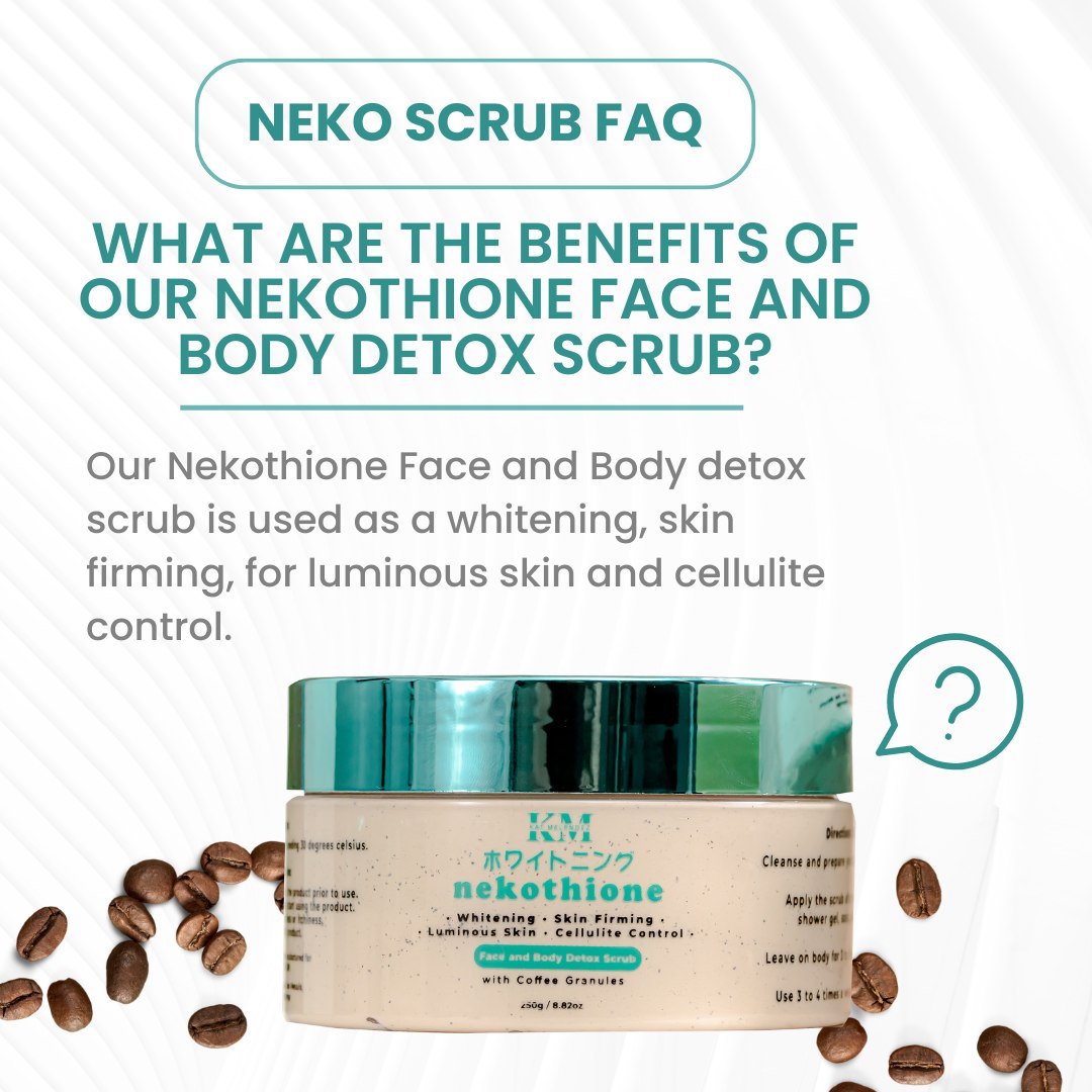 Nekothione Face and Body Detox Scrub 250g