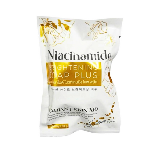 Niacinamide Brightening Soap Plus by Glow Skin Thailand 80g