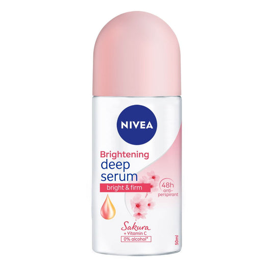 Nivea Brightening Deep Serum (Bright & Firm Sakura) Anti-Perspirant Deodorant 50mL