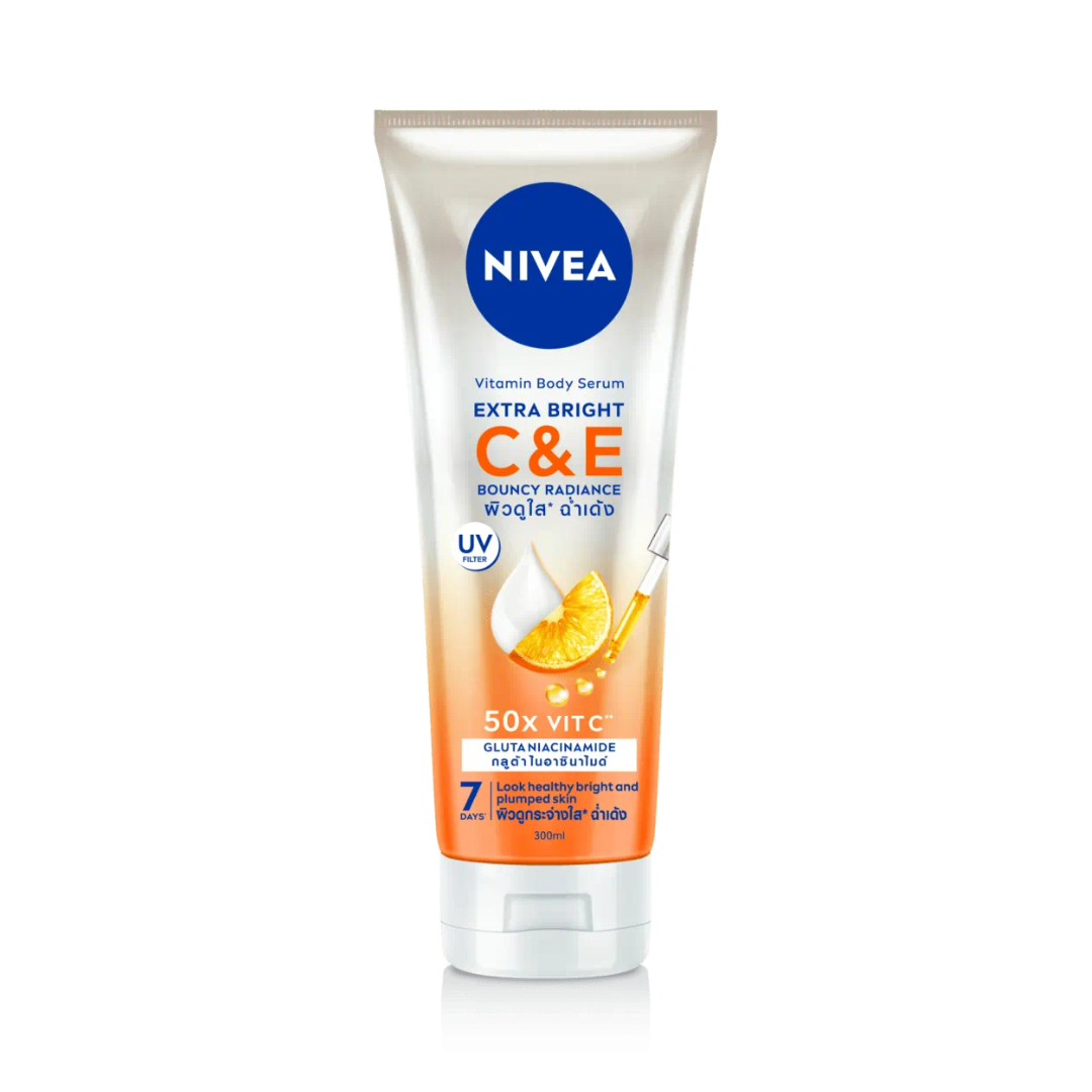 Nivea Extra Bright C & E (Bouncy Radiance) Vitamin Body Serum 300ml