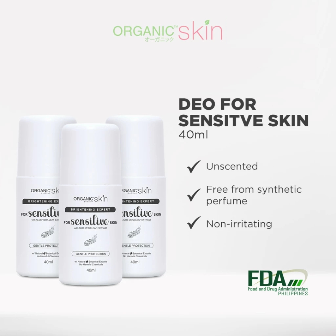 ORGANIC SKIN Brightening Expert (Sensitive Skin Gentle Protection) Deo 40ml