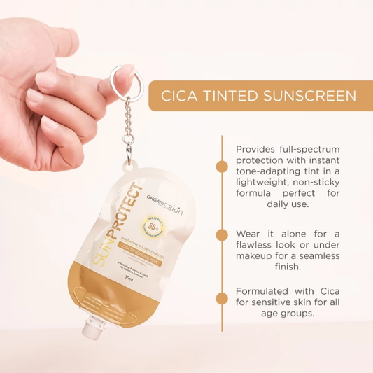 ORGANIC SKIN Cica Tinted Sunscreen (SPF 55+ PA++++) 30ml