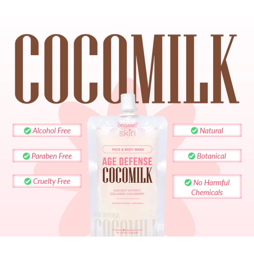 ORGANIC SKIN Face & Body Wash (Age Defense Cocomilk) 125ml