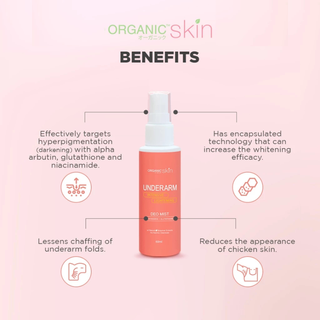 ORGANIC SKIN Intensive Lightening Deo Mist 60ml
