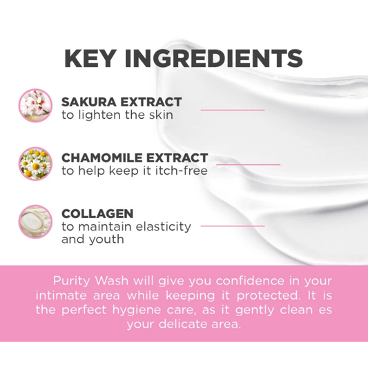 ORGANIC SKIN Intimate Daily Feminine Care Purity Wash 50ml