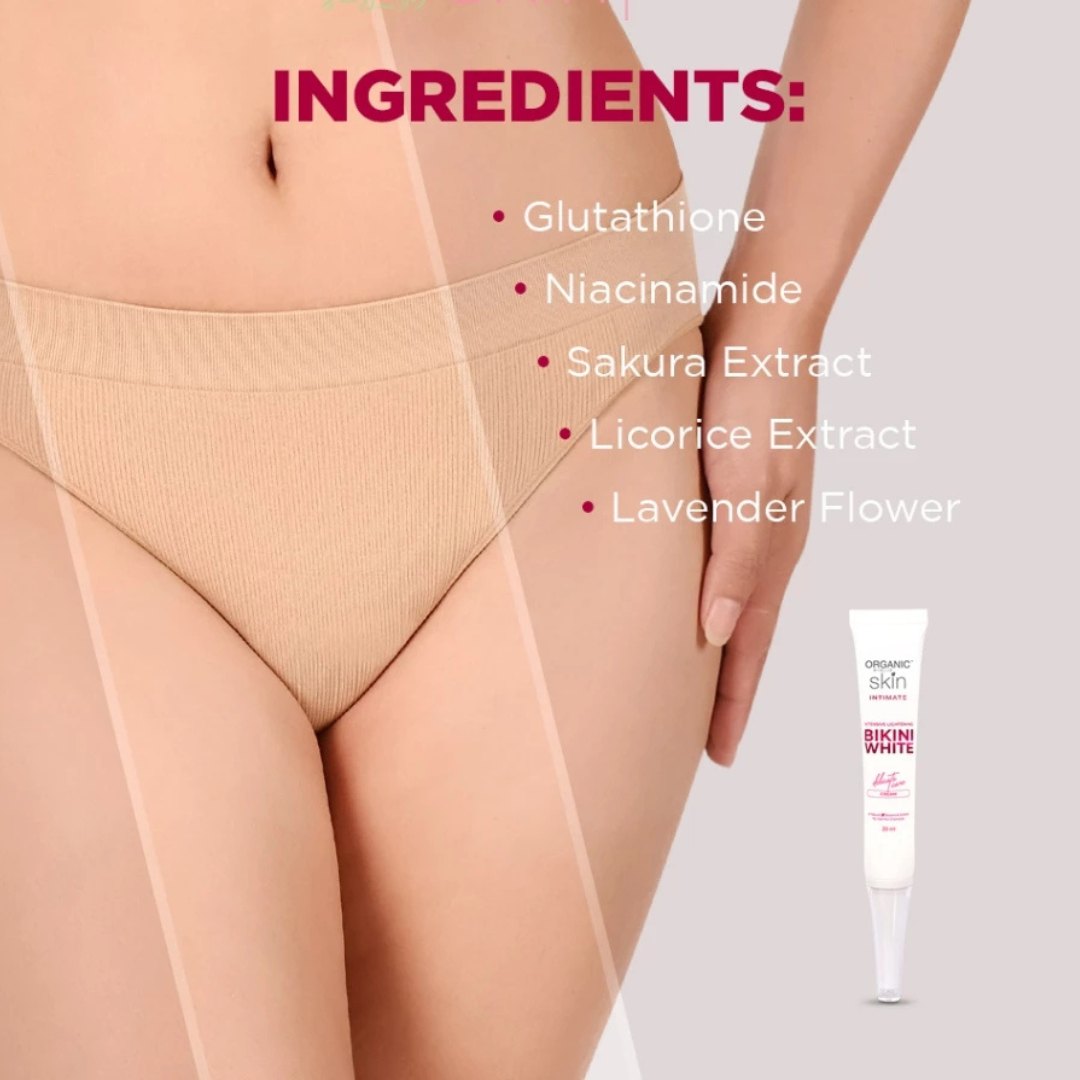 ORGANIC SKIN Intimate Intensive Lightening Bikini White Cream 20ml