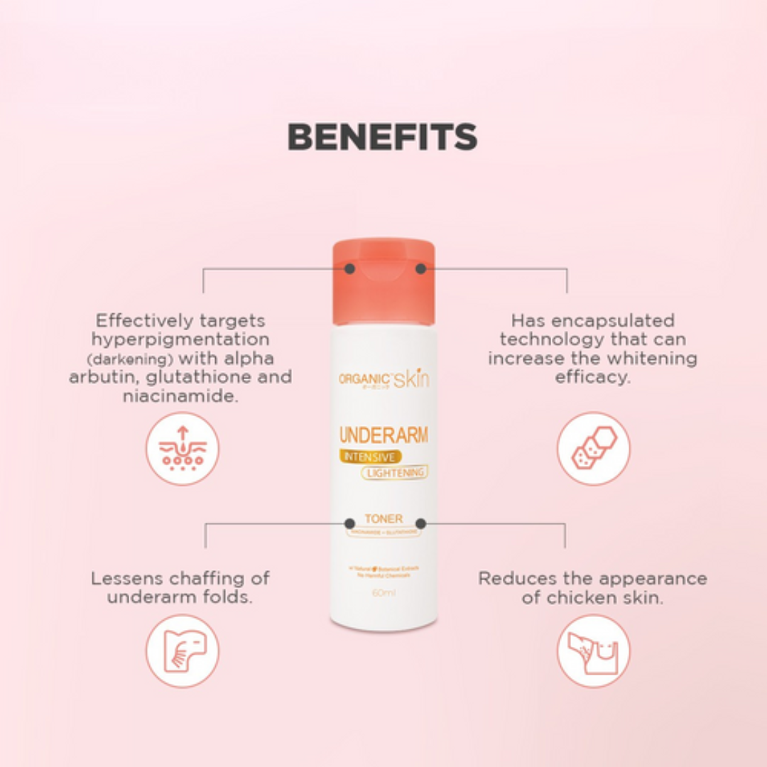 ORGANIC SKIN Underarm Intensive Lightening Toner 60ml