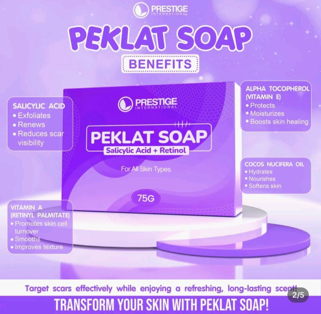 PRESTIGE Peklat Soap (Salicylic Acid + Retinol) 75g