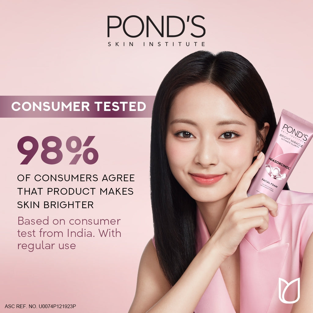 POND'S Bright Miracle Ultimate Clarity Facial Foam (Niasorcinol) 100g