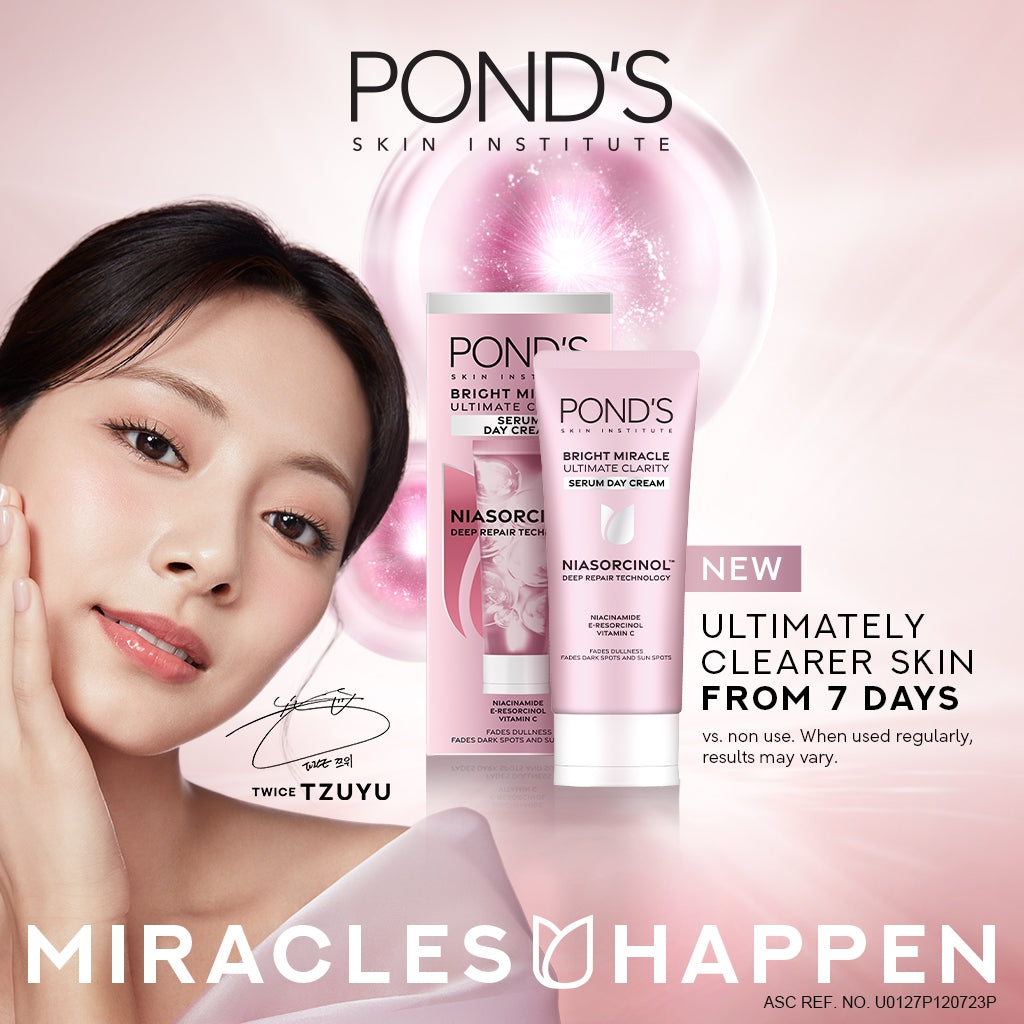 Pond's Bright Miracle Ultimate Clarity Serum Day Cream (Niasorcinol) 40g