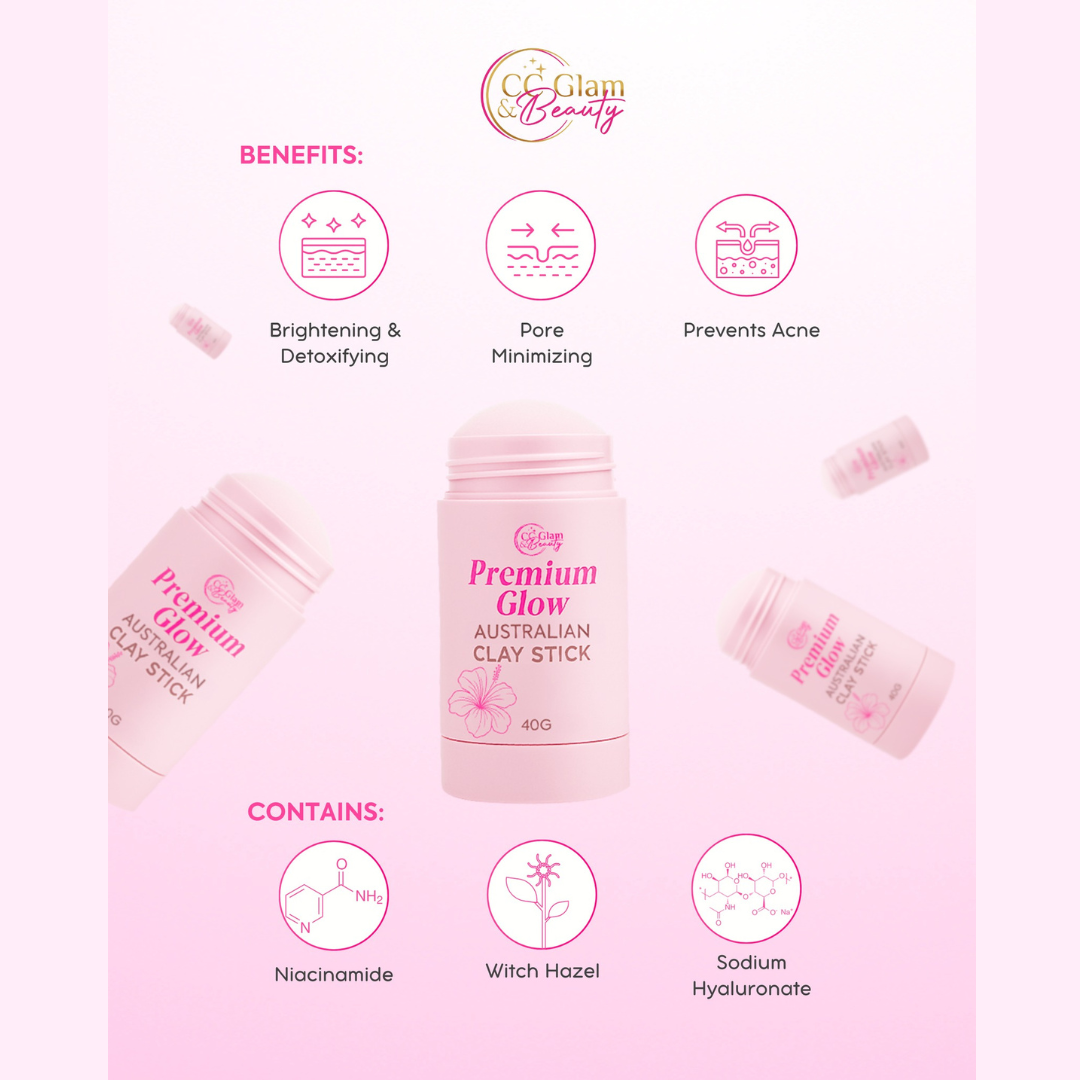 Premium Glow Australia Clay Stick by CC GLAM 40g