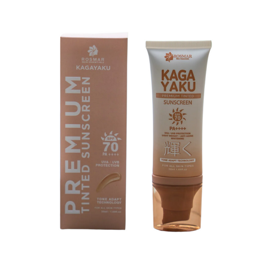 ROSMAR KAGAYAKU Premium Tinted Sunscreen SPF70 PA++++ 50ml