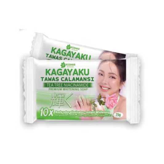 ROSMAR KAGAYAKU Tawas Calamansi Deo Soap (Tea Tree Niacinamide) 75g | Choose Variant