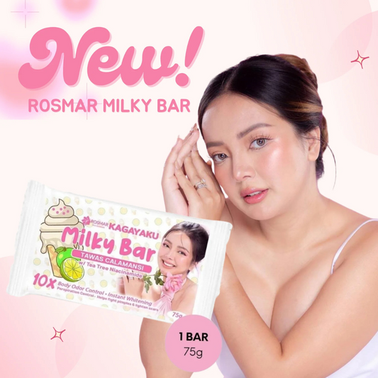 ROSMAR Kagayaku Milky Bar (Tawas Calamansi) 75g