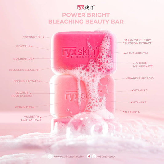 RYXSKIN Power Bright Bleaching Whipped Beauty Bar (5x70g Bars)