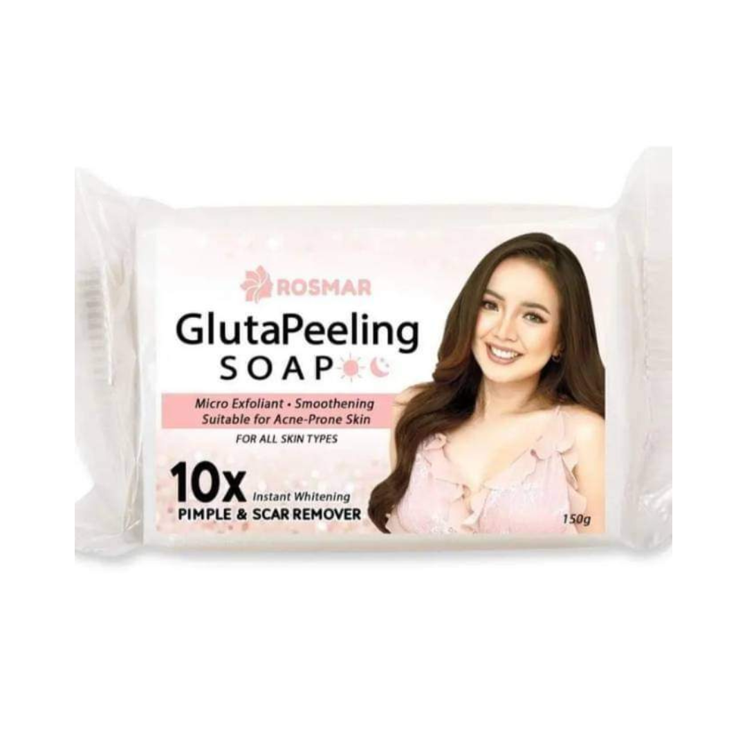 rosmar glutathione ROSMAR Gluta Peeling Soap (Micro Exfoliant + Smoothening) 150g