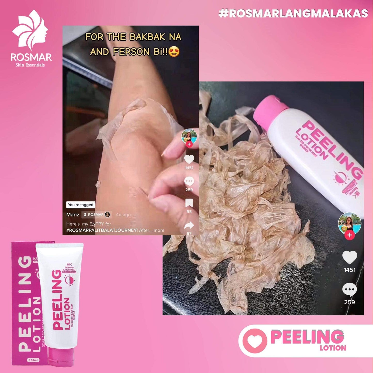Rosmar Kagayaku Peeling Lotion 100mL