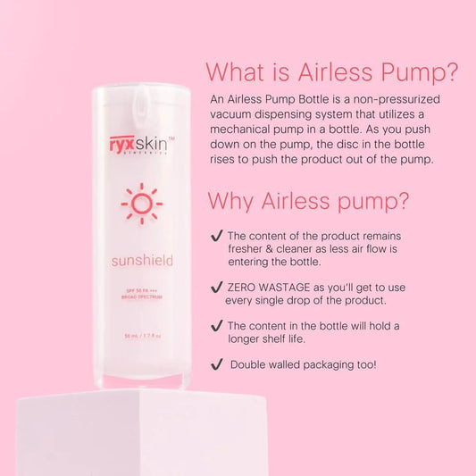 RyxSkin Sunshield SPF50 PA+++ Broad Spectrum 50mL (NEW)