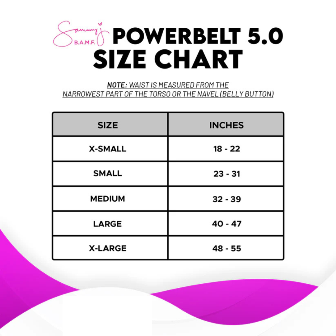 SAMMY J Power Belt 5.0 | Choose Size